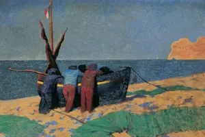 Credit: 15_st_presse_Felix-Vallotton_Der-14.-Juli-in-Etretat_1899_web_Städel Museum